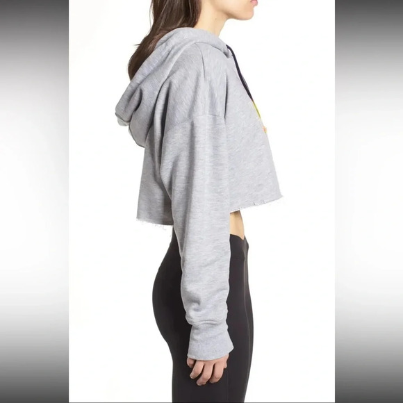 IVY PARK Festival Palm Tree Cropped Graphic Hoodie Sweatshirt XS - Picture 5 of 14